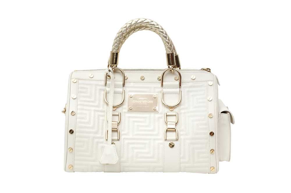 Versace White Madonna Snap Out Of It Bag - Image 2 of 7