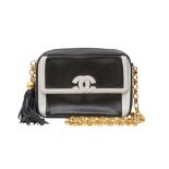 Chanel Black CC Logo Flap Camera Bag