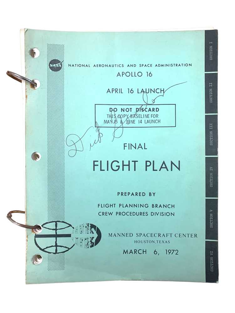 SIGNED NASA EPHEMERA