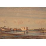 William Thomas Wood/Woodbridge Mill, Suffolk/watercolour,