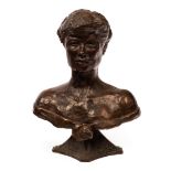 Lord Charteris of Amisfield/Georgina Nayler/bronze bust/initialled and dated C of A