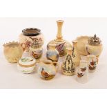 A group of Locke & Co., Worcester vases, jugs, etc.