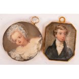 English School, Early 19th Century/Portrait Miniature of William Charles Wentworth FitzWilliam,