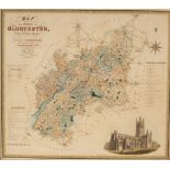 C and J Greenwood/Map of the County of Gloucester/published by Greenwood and Co.