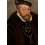 English School, 16th Century/Portrait of a Nobleman/possibly Sir Henry Bedingfeld of Oxburgh Hall,