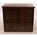 An early 18th Century and later English chest,
