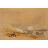 Attributed to Anthony Vandyke Copley Fielding/Dover Heights/inscribed in pencil/watercolour,