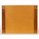 A David Linley satinwood desk blotter with inlaid borders,