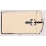 A Ronson combination cigarette case and lighter of Art Deco Design, 15cm x 8.
