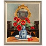 William Walker Telfer (1907-1989)/Falling Poppies, Dining Room/signed,