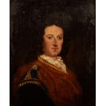 English School, 18th Century/Portrait of William of Orange/half-length/oil on panel, 25cm x 21.