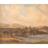 Donald Floyd (1892-1965)/The Bridge at Crickhowell/signed and dated lower right Donald H Floyd