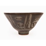 Cook (20th Century), a large conical stoneware bowl,