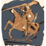 D Lilley (20th Century)/Knight on Horseback/signed and numbered 1/12 in pencil/colour print,