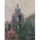 Gerald Mynott (born 1957)/Zwinger Palace, Dresden/signed and dated 1985/mixed media,
