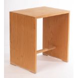 After Max Bill (1908-1994), an Ulmer Hocker (elm stool), designed 1954,
