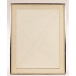Victor Anton (1909-1980)/Linear Study/originally signed but removed during framing/mixed media on