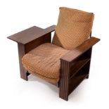 Manner of Heals, an oak library chair,