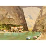 Allan Laycock RWA (1928-2020)/Omis Harbour,