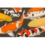 Linda Hill (20th Century)/Bruce's Koi/Shelley's Pond/a pair/signed,