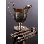 A George III silver cream jug, Peter & Ann Bateman, London 1793,