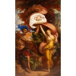 Manner of Frederick Leighton (1830-1896)/Mythological Scene/perhaps Mars, Venus and Cupid,