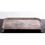 A large rectangular silver tray, Heming & Co Ltd.