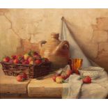 Robert Chailloux (1913-2006)/Strawberries/oil on canvas,