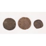 An Elizabeth I silver three farthing piece,