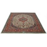 A North East Persian signed Moud carpet,