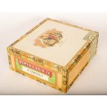 An opened, incomplete boxed set of eight Romeo Y Julieta,