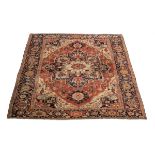 A late 19th century Serapi carpet, North West Persia,
