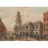Chapman after Bartolozzi/View of the Outside of The Royal Exchange,