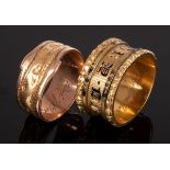 A George III gold mourning ring, the reverse inscribed Adml BS Rowley,