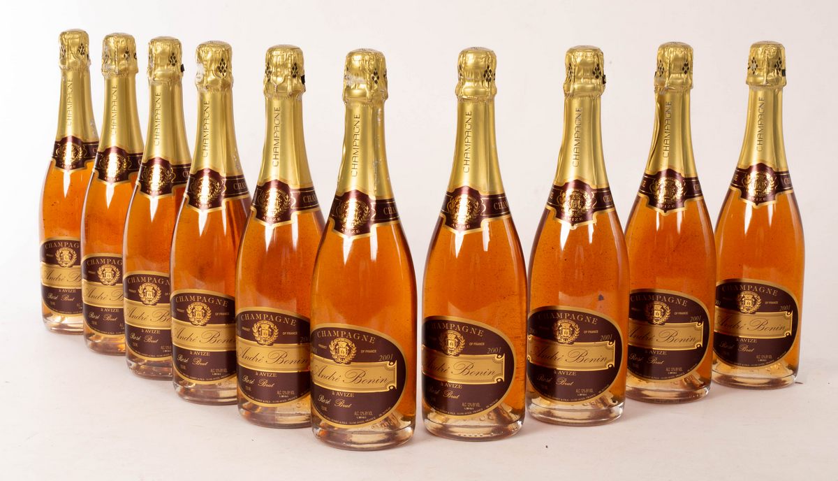 Champagne; Rose Brut Andre Bonin 2001,