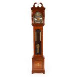 A reproduction longcase clock,