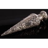 A Victorian silver scent bottle, H & A, Birmingham 1893,