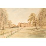 William Sillince (1906-1974)/Burton Constable Hall, East Yorkshire/signed,