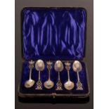 A set of six Victorian Royal Commemorative silver teaspoons,