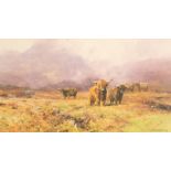 David Shepherd (1931-2017)/Highland Cattle/signed/limited edition no 197 of 850/print,