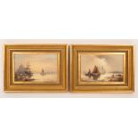 William Thornley/St Michaels Mount/Rochester/a pair/signed/oil on board,