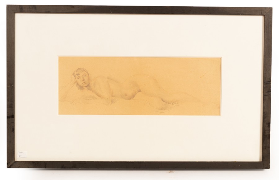 Sydney Horne Shepherd (1909-1993)/Study of a Nude Female/pencil on paper, - Image 2 of 3