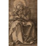 Albrecht Durer (1471-1528)/The Virgin and Child/etching, 11.5cm x 7.