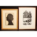 Eric Gill (1882-1940)/Xenia Noelle Lowinsky (1924)/wood engraving, 24.5cm x 16.