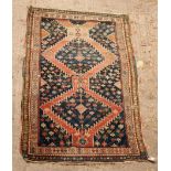 A Mazlaghan long rug, West Persia, circa 1900,