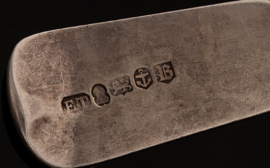 A quantity of fiddle pattern silver flatware, various dates and makers, including a table spoon, ET, - Image 2 of 2