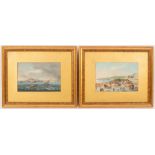 Neapolitan School, 19th Century/Naples/Bay of Naples/a pair/gouache,