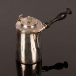 A French 950 standard silver chocolate pot, Ambroise Mignerot, Paris circa 1800,