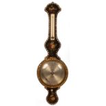 A 19th Century wheel barometer,