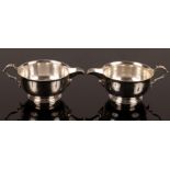 A pair of silver sauce boats, Tessiers Ltd.